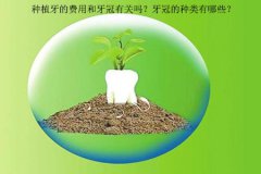 种植牙的费用和牙冠有关吗？牙冠的种类有哪些